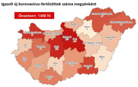 Száz fölé nőtt az igazolt Fejér megyei fertőzöttek száma